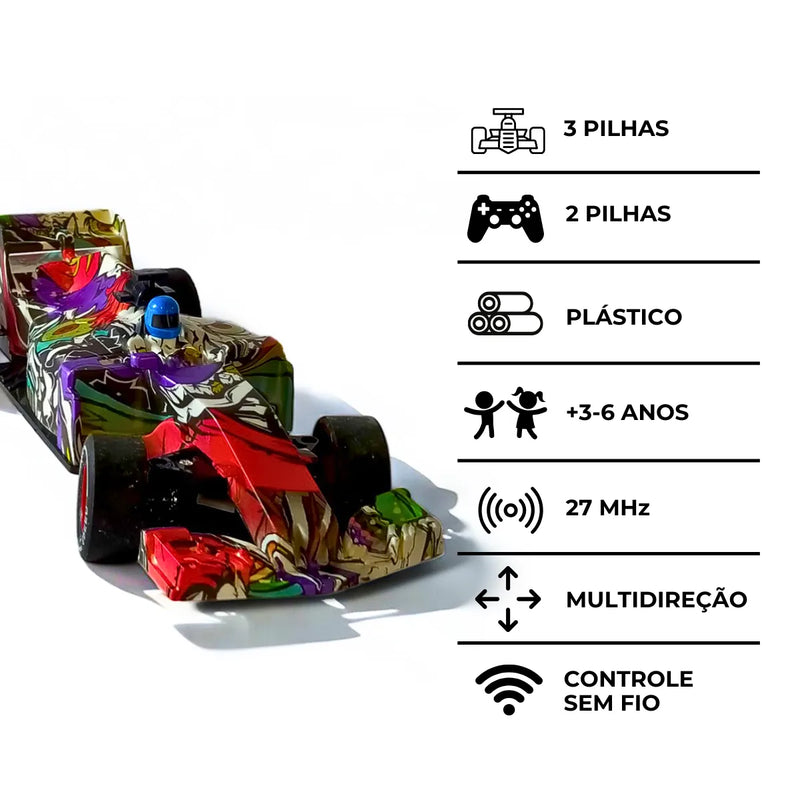 Carro de Corrida com Controle Remoto Brinquedo