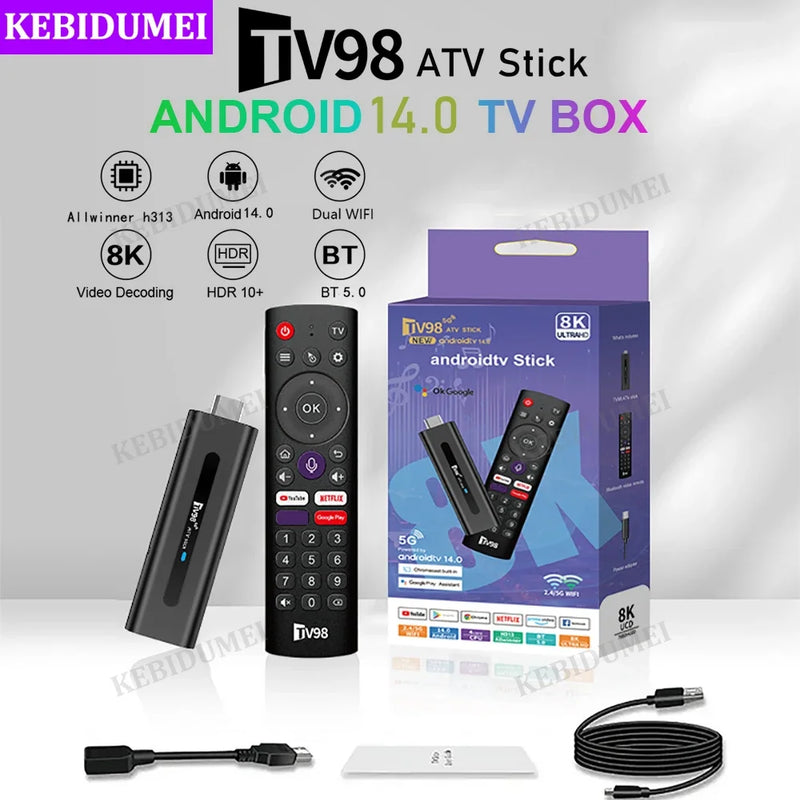 Tv 98 stick android 8k.  entrega entre 2 a 30 dias úteis País de origem (china)